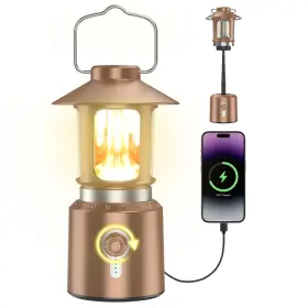 PH-L22-COPPER PHYLOSAL Classic Led Camping Lantern Stepless