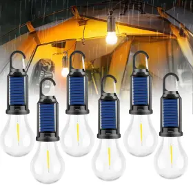 QP166-01-6 POCKETMAN Solar Camp Tent Rechargeable Hooked Sola