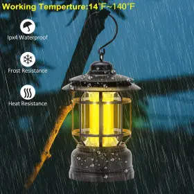 L-27 PORTABLE ELECTRIC LED CAMPING LANTERNS OUTDOOR Lights #2
