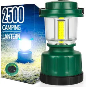 744110808230 POWER VILLA Led Camping Lantern Cob Battery Resi