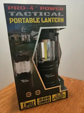 PRO-4 PRO 4 TACTICAL Camping Lantern Battery Compass
