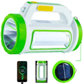 GXC451GREEN-1 PUNLIM Solar Camping Lantern Rechargeable Power