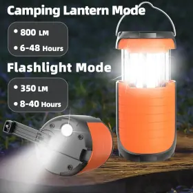 B0CX1QKDQ4 QAUYYW Solar Camping Lantern Rechargeable Battery #2