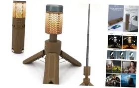 QIN-CL01-0101 QINZHUO Telescopic Camping Lights Lantern Bag