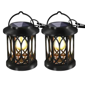 91008A1 QUILTERED Solar Lanterns Waterproof Bright Pack