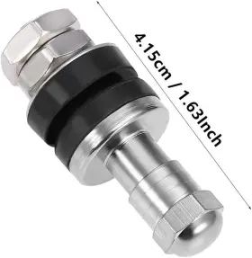 726084600645 QUIOSS High Pressure Flush Mount Bolt Tire Valve #2