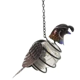 12554 REGAL ART GIFT Bird Solar Lantern Quail