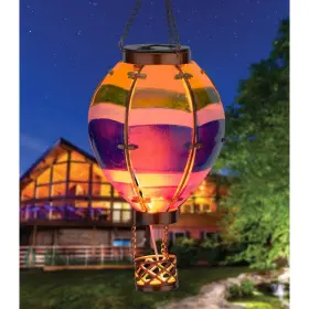 12769 REGAL ART GIFT Multicolored Glass Air Striped Balloon #2