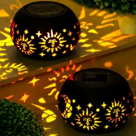 EO-REGINARY-1950 REGINARY Solar Table Lanterns Waterproof