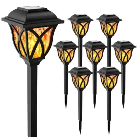 9208 REOASIS Solar Lights Torch Flickering Flame