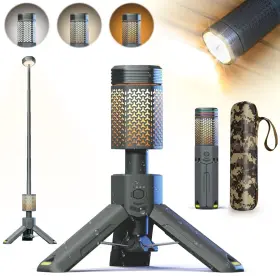 191814519953 RIICKEE Camping Lantern Rechargeable Telescoping