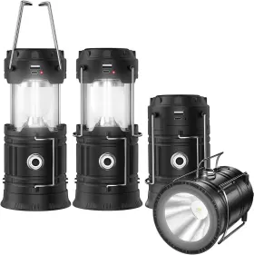 Rxmyo 445052771707 2026 Upadte Solar Lantern Flashlights Charging For Phone Usb Rechargeable Led C
