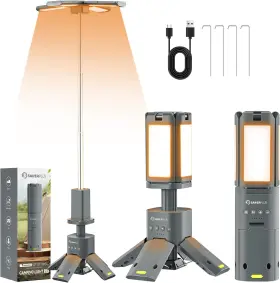 EC67392 SAKERPLUS Telescopic Camping Lantern Rechargeable