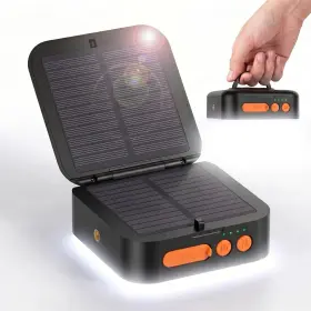 Samuun C32b Solar Camping Lantern Light 5200mah Rechargeable 1000 Lumens 5