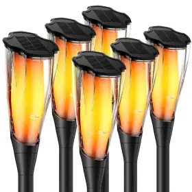 TORCHLIGHTS004 SANMOON Solar Flame Lights Torch Flickering