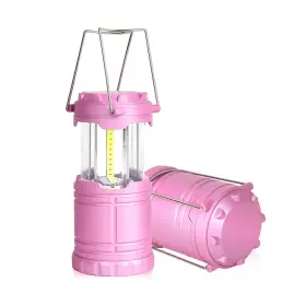 S99563 SEAMAGIC Mini Led Pink Camping Lanterns Lights Handle