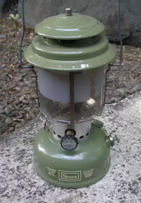 2242 SEARS Coleman Avacado Dual Mantle Lantern #2