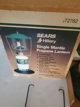 72762 SEARS Hillary Single Mantle Propane Lantern #2