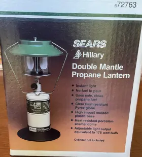 72763 SEARS Hillary Double Mantle Propane Lantern