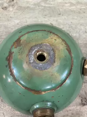 742.43 SEARS Roebuck Lantern Fount Scratches Repair #2