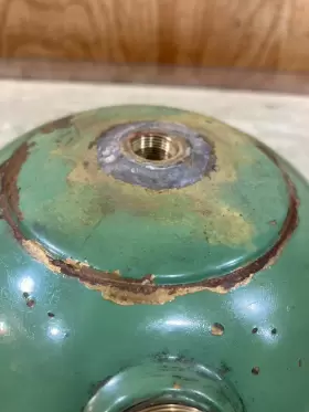 742.43 SEARS Roebuck Lantern Fount Scratches Repair #3