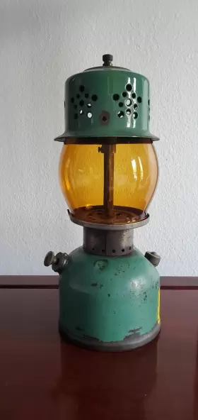 7426 SEARS Lantern Coleman Fount Amber Globe #2