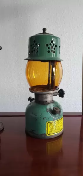 7426 SEARS Lantern Coleman Fount Amber Globe #3