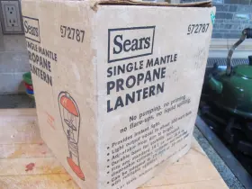 920.727870 SEARS Propane Lantern Box Manual Coleman Mantle #3