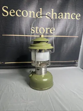 27325 SEARS/ COLEMAN Mantle Avocado Lantern #2