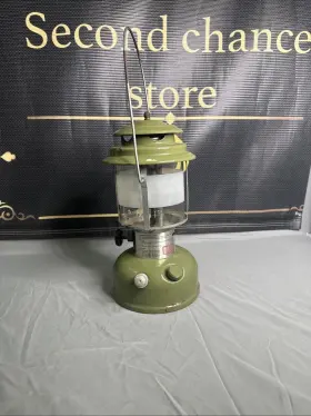 27325 SEARS/ COLEMAN Mantle Avocado Lantern #3