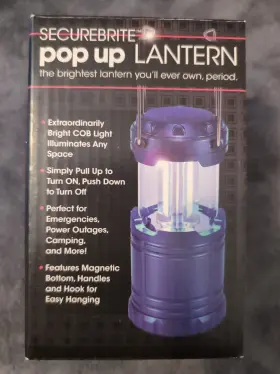 789683053410 SECUREBRITE Pop Up Led Lantern Magnetic Base