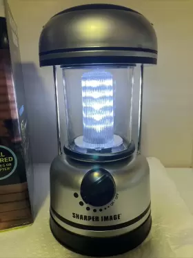 1820009 SHARPER IMAGE Led Lantern Dual Pwr Camping Adapter #2
