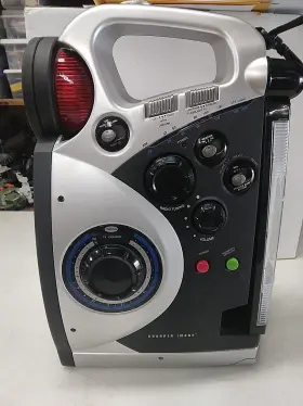GT114 SHARPER IMAGE Survival Lantern Tv Radio Weather