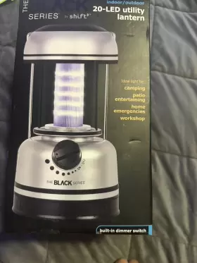 843479161267 SHARPER IMAGE Led Utility Lantern Lamp Cordless #3