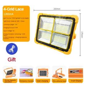 313056444453 SHOPSMART HUB Camping Lantern High Solar Led