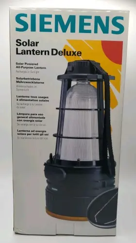 18760 SIEMENS Solar Rechargeable Latern Deluxe