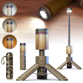 191814520058 SIIBBEA Camping Lights Rechargeable Telescopic