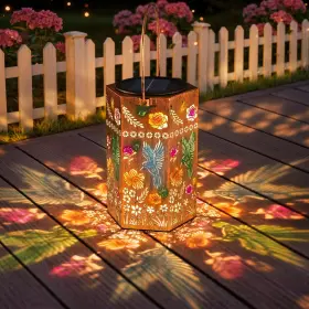 M2501 SINGINGARDEN Solar Waterproof Hummingbird Lantern