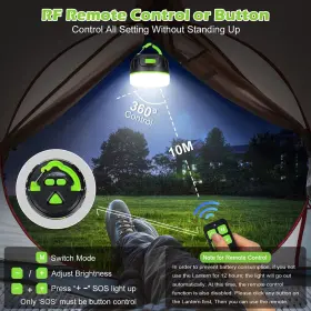 712641826917 SINVITRON Led Camping Lights Lanterns Tent #2