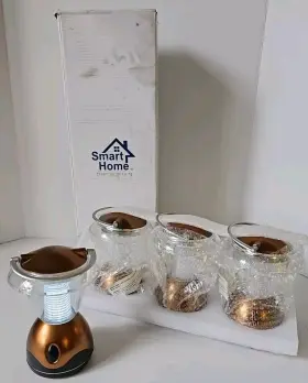000F0W SMART HOME Battery Led Mini Copper Lanterns