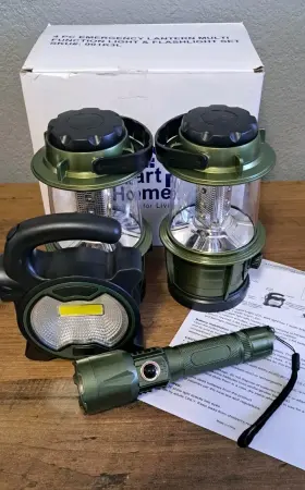 001K3L SMART HOME Set Emergency Lantern Flashlight Function