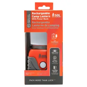 0140-1308 RECHARGEABLE Camp Lantern Power Bank