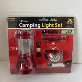 OF965 STERLING TOOLS Camping Light Set Great Finding Bigfoot