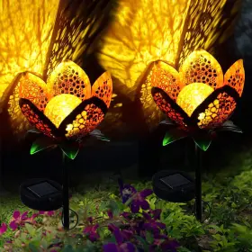 586159362301 STRACKVIAL Solar Tulip Light Crackle Globe Glass