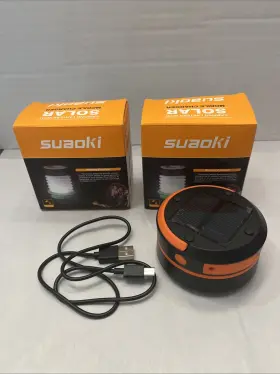 SB-6038 SUAOKI Solar Camping Lantern Usb Rechargeable Led