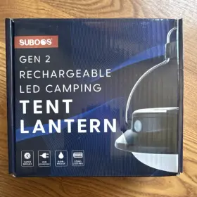 B00Z5WYESW SUBOOS Led Rechargeable Camping Tent Lantern Usb