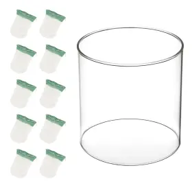768088452349 SUNJIKA Propane Lantern Mantles Glass Globe