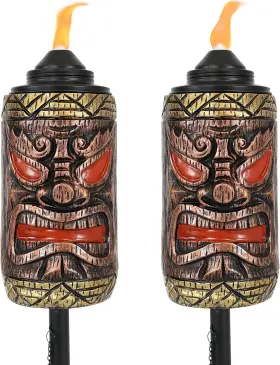 WKO-110 SUNNYDAZE Set Tiki Torch Patio Light