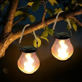 742004218486 SYUCFYUT Solar Lanterns Waterproof Realistic