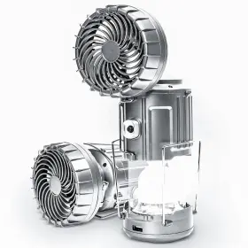 767700396573 SZJIEIFR Camping Lanterns Fan Solar Charging